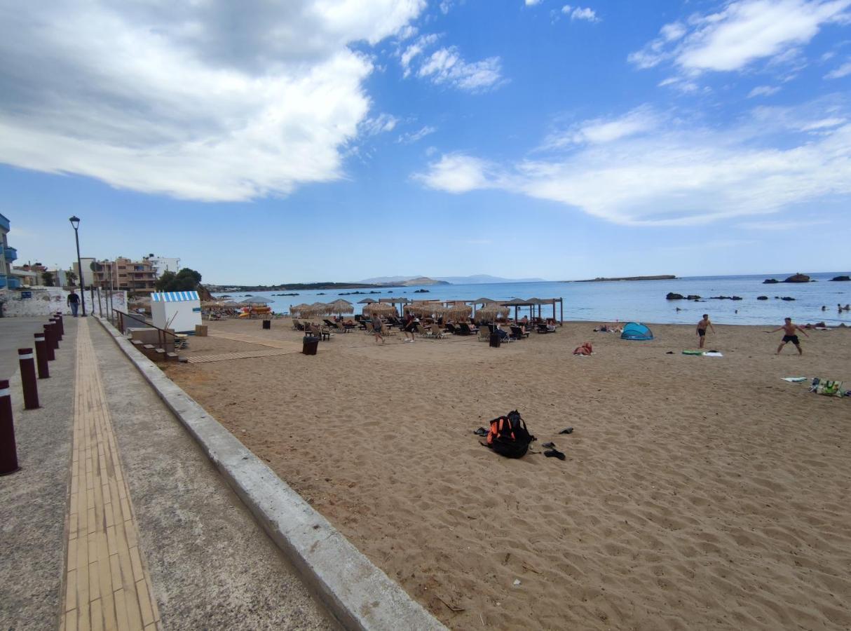 Steps From The Beach Aprt Chania  ภายนอก รูปภาพ