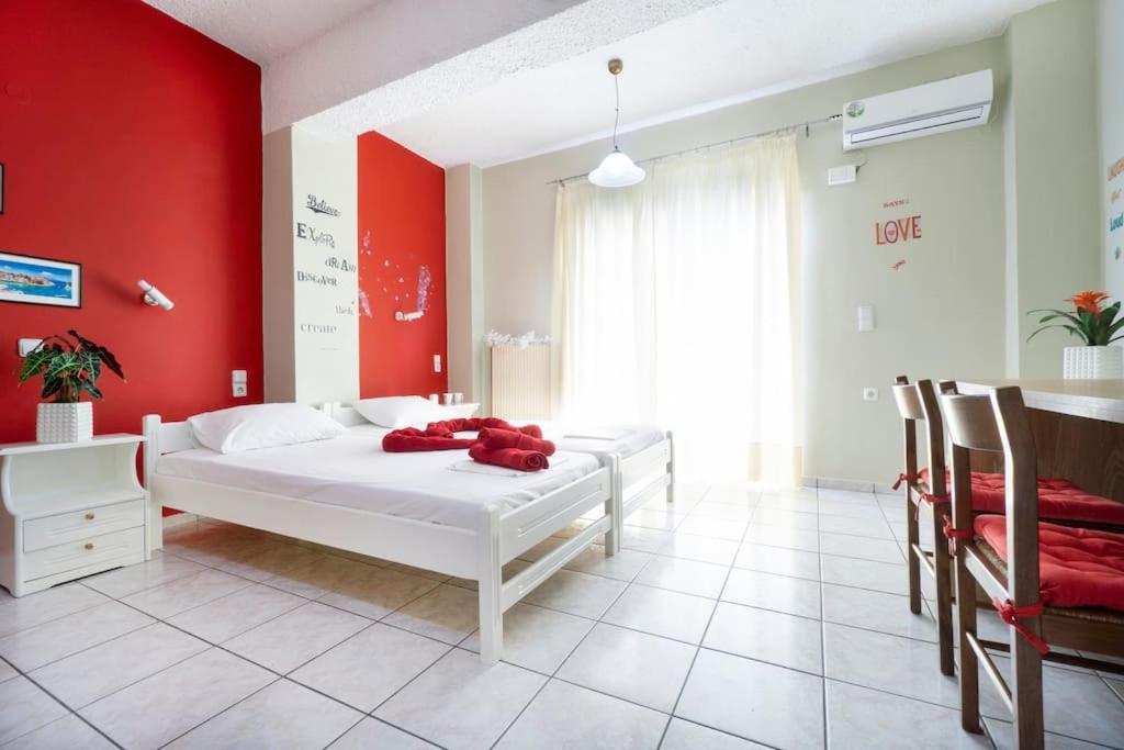 Steps From The Beach Aprt Chania  ภายนอก รูปภาพ