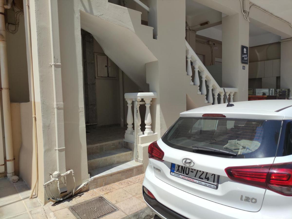 Steps From The Beach Aprt Chania  ภายนอก รูปภาพ