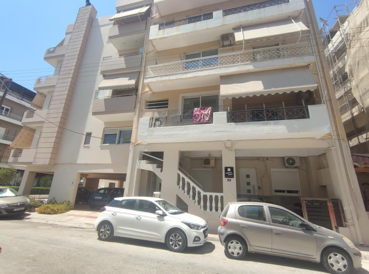 Steps From The Beach Aprt Chania  ภายนอก รูปภาพ