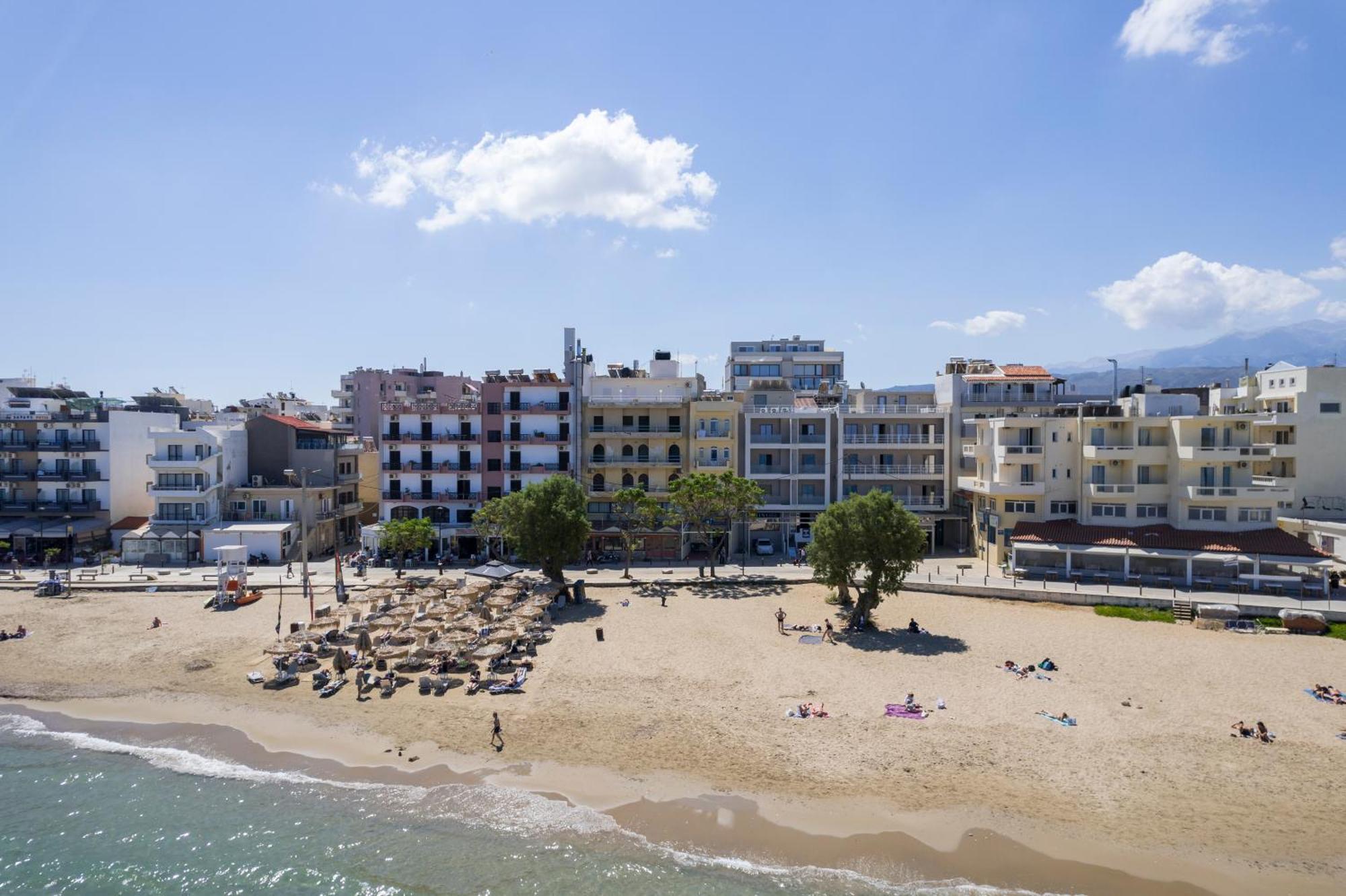 Steps From The Beach Aprt Chania  ภายนอก รูปภาพ